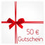 Geschenk Gutschein mit rotem Band als Geschenk-Gutschein auf Deutsch angezeigt