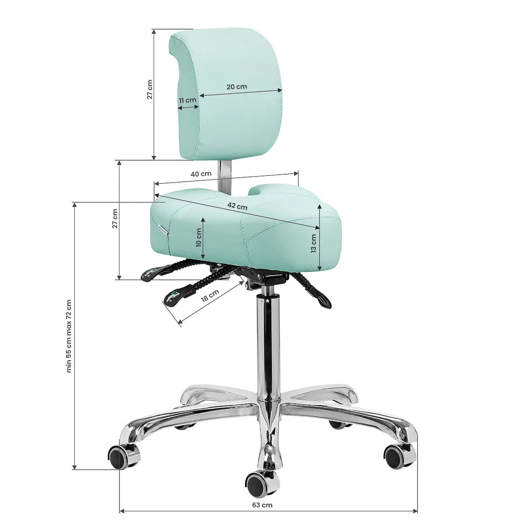 Giovanni Podologie-Hocker 1005 medical grün - Podologiehocker