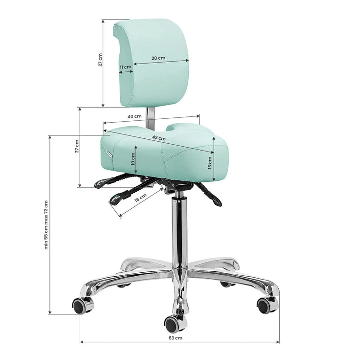 Giovanni Podologie-Hocker 1005 medical grün - Podologiehocker