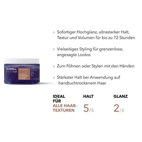 Goldwell Stylesign Texture Lagoom Jam Styling Gel - Haargel