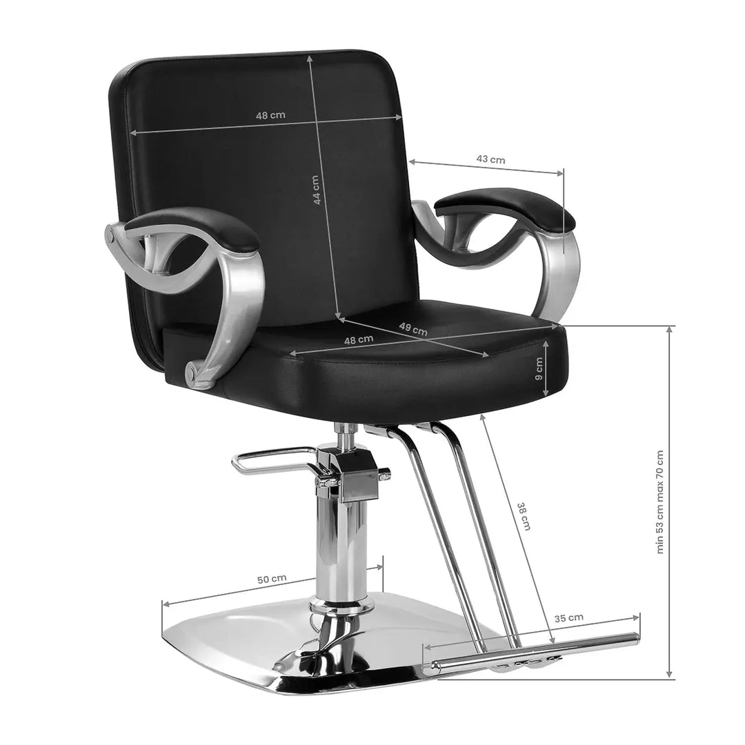 Hari System Friseurstuhl ZA31 schwarz