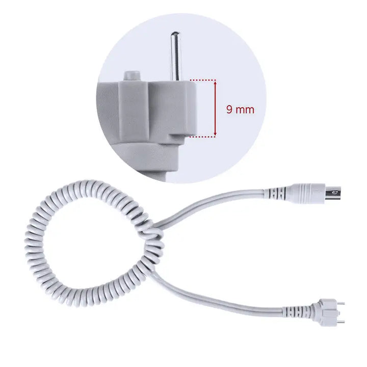 Weiße gekrümmte Kabel mit unterschiedlichen Anschlüssen für Marathon SDE-H20 SDE-H37L
