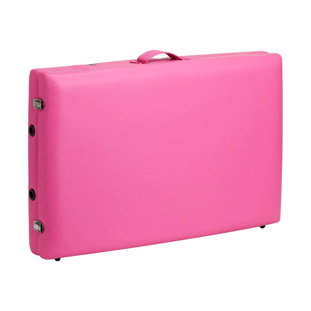 Klappbare Massageliege Aluminium Komfort Activ Fizjo 2 Segmente rosa - Klappbare Massageliege