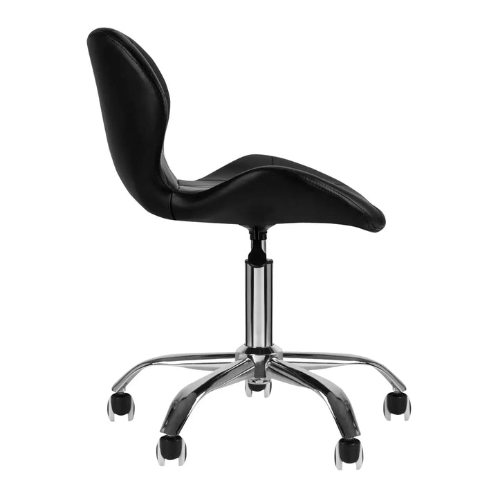 Kosmetik Hocker QS-06 Schwarz - Friseurhocker