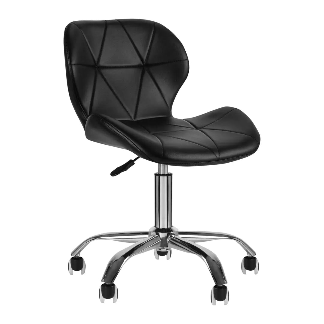 Kosmetik Hocker QS-06 Schwarz - Friseurhocker