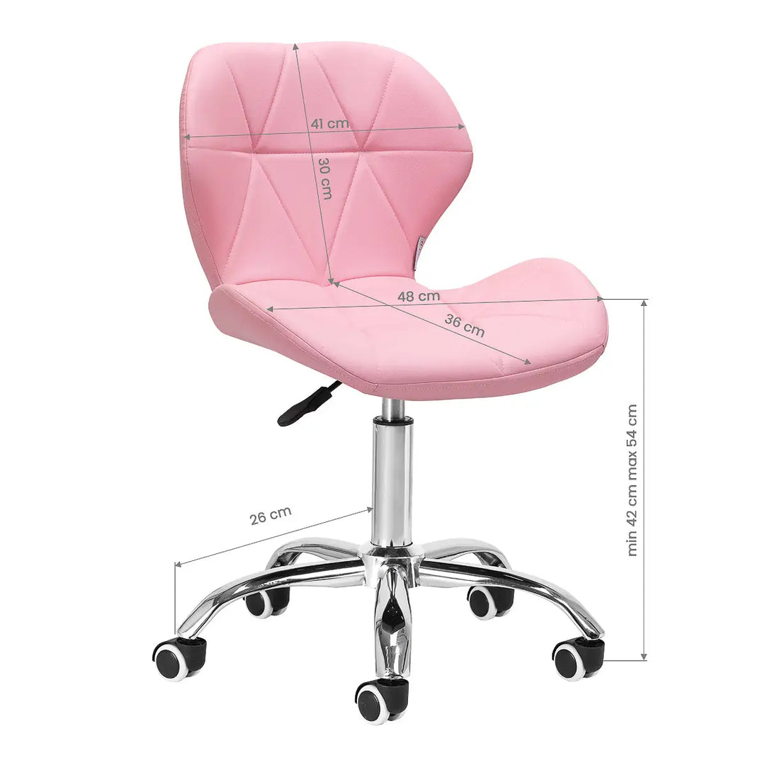 Kosmetikhocker QS-06 rosa - Kosmetikhocker