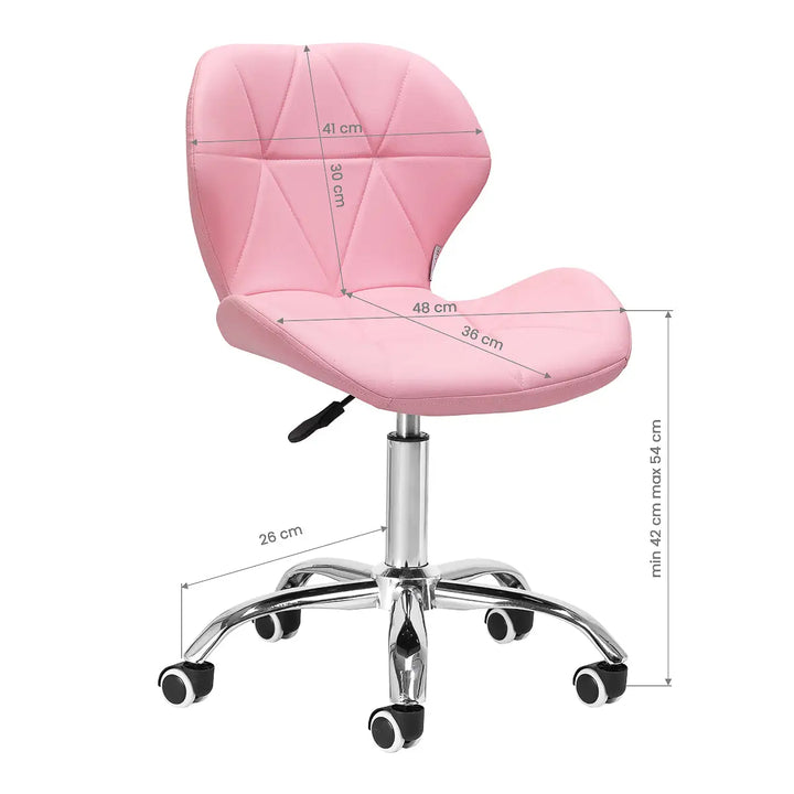 Kosmetikhocker QS-06 rosa - Kosmetikhocker