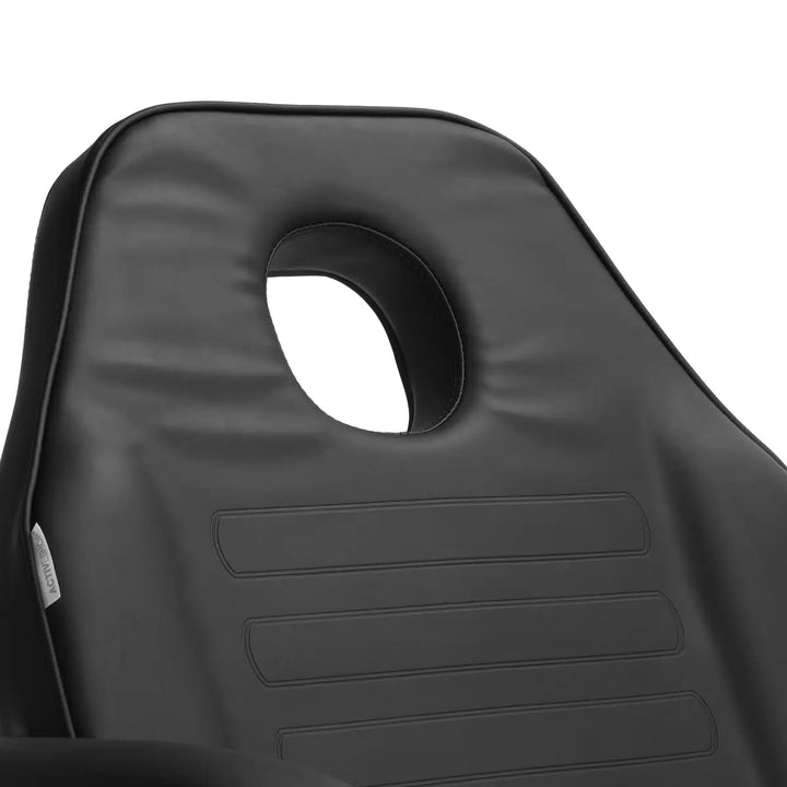 Kosmetikstuhl 557A mit Fächer schwarz - Kosmetikstuhl