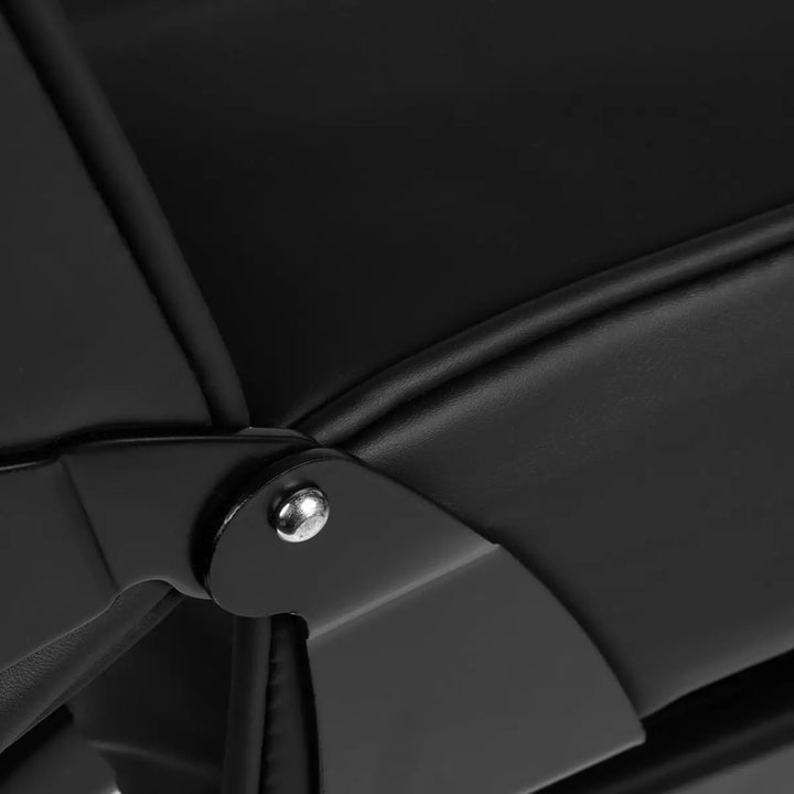 Kosmetikstuhl 557A mit Fächer schwarz - Kosmetikstuhl