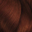 Auburnfarbene Haarsträhnen mit L’Oréal Professionnel Dialight Haartönung