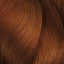 Auburnfarbene Haarsträhnen mit L’Oréal Professionnel Dialight Haartönung