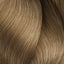Helle, glatte hellbraune Haarsträhnen mit L’Oréal Professionnel Dialight Haartönung