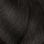 Dunkles, gewelltes Haar mit L Oreal Professionnel Inoa Haarfarbe auf dem Produkt