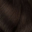Dunkelbraunes, fließendes Haar mit L Oréal Professionnel Majirel Haarfarbe