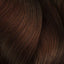 Welliges, dunkelbraunes Haar mit L’Oréal Professionnel Majirel Haarfarbe