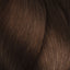 Braunes geflochtenes Haar mit L’Oréal Professionnel Majirel Haarfarbe
