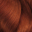 Auburnfarbige Haarsträhnen mit L’Oréal Professionnel Majirel Haarfarbe