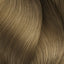 Sanfte hellbraune Haarsträhnen mit L’Oreal Professionnel Majirel Haarfarbe anwendungsbereit