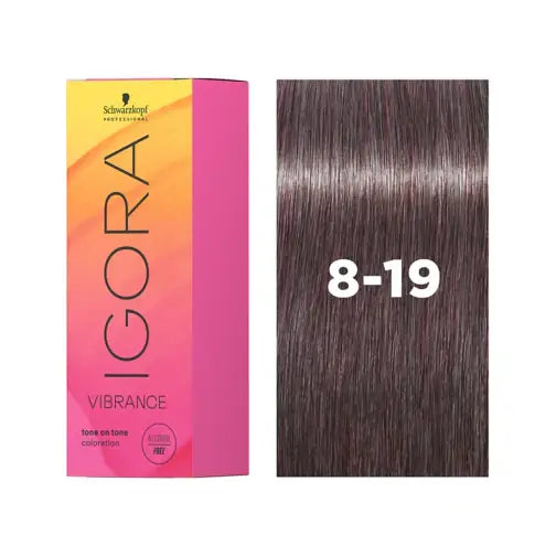 !Neu! Schwarzkopf Igora Vibrance - 8-19 Hellblond Cendré Violett - Haartönung