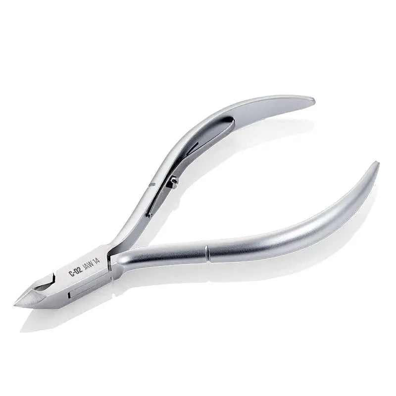 Silberfarbene Nagelhautschneider Nghia Export Nagelhautzange c-02 jaw 14