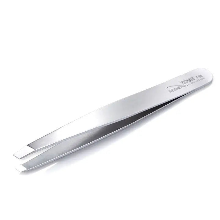 Glänzende Metallpinzette Nghia Export T-05 für präzises Handwerk