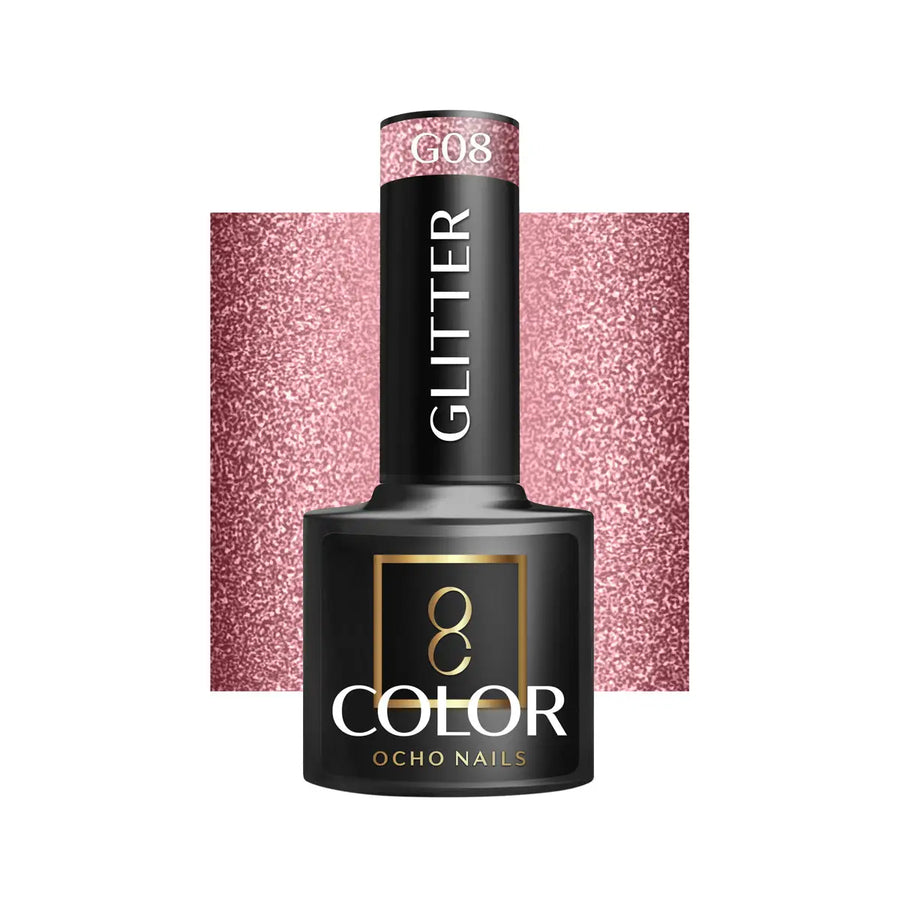OCHO NAILS Hybrid-Nagellack glitzer G08 -5 g - Nagellack
