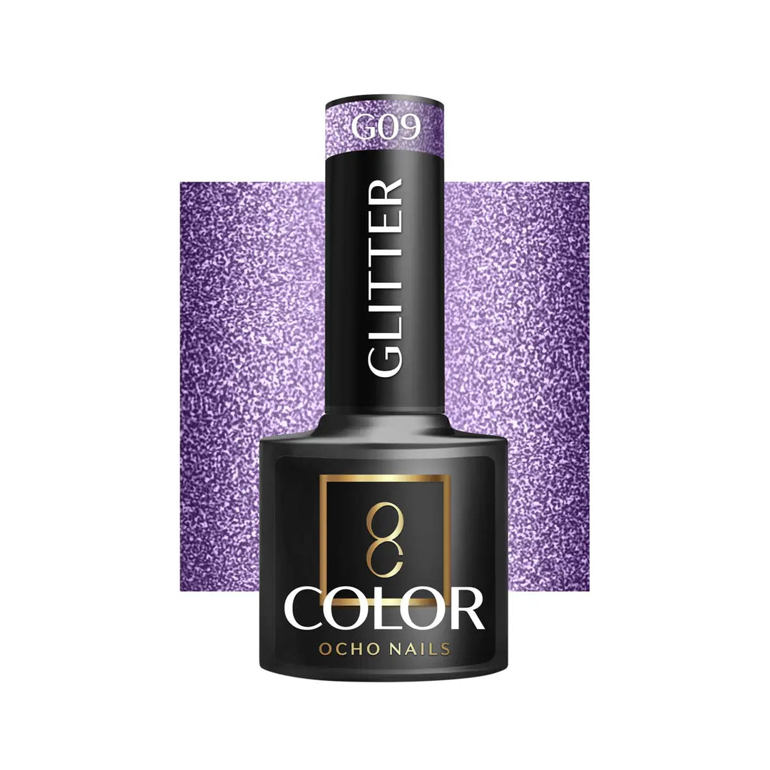 OCHO NAILS Hybrid-Nagellack glitzer G09 -5 g - Nagellack