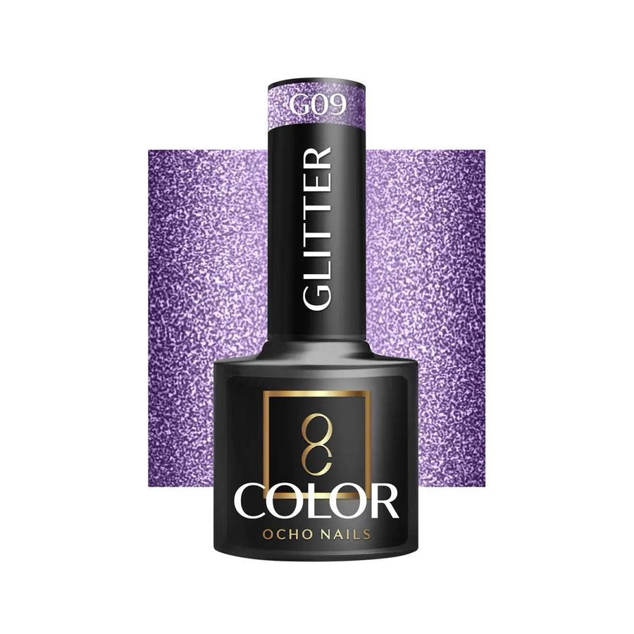 OCHO NAILS Hybrid-Nagellack glitzer G09 -5 g - Nagellack