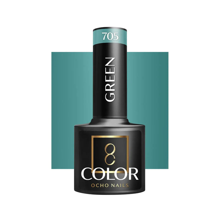 OCHO NAILS Hybrid-Nagellack grün 705 -5 g - Nagellack