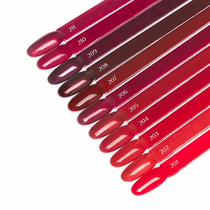 OCHO NAILS Hybrid-Nagellack rot 208 -5 g - Nagellack