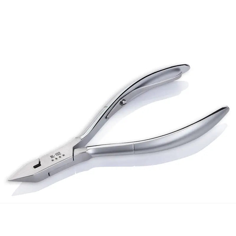 Silberne Nagelhautschneider Omi Pro Line Nagelzange Podo NL-102, eingewachsener Nagel