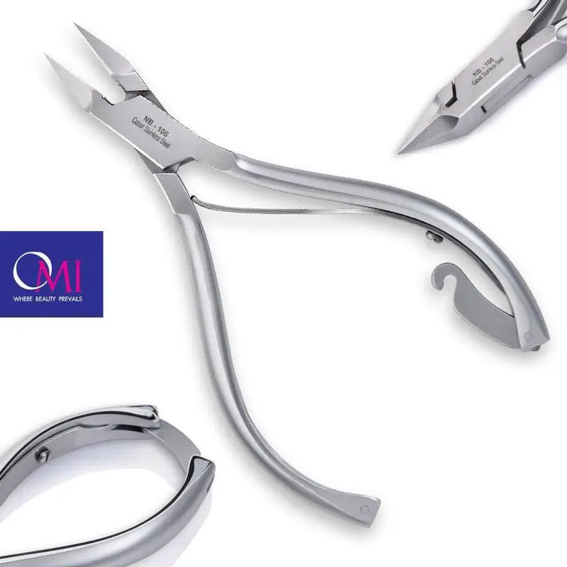 Stainless steel Nagelzange für Hornhauthaut und eingewachsene Nägel Omi Pro-Line
