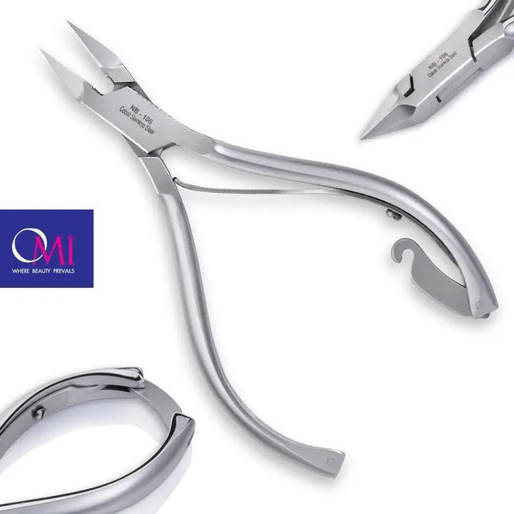 Stainless steel Nagelzange für Hornhauthaut und eingewachsene Nägel Omi Pro-Line