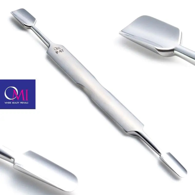 Doppelender Edelstahl Cuticle Pusher Omi Pro-Line Nagelhautschieber P67