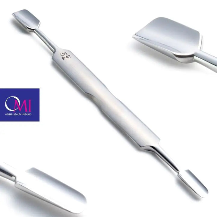 Doppelender Edelstahl Cuticle Pusher Omi Pro-Line Nagelhautschieber P67