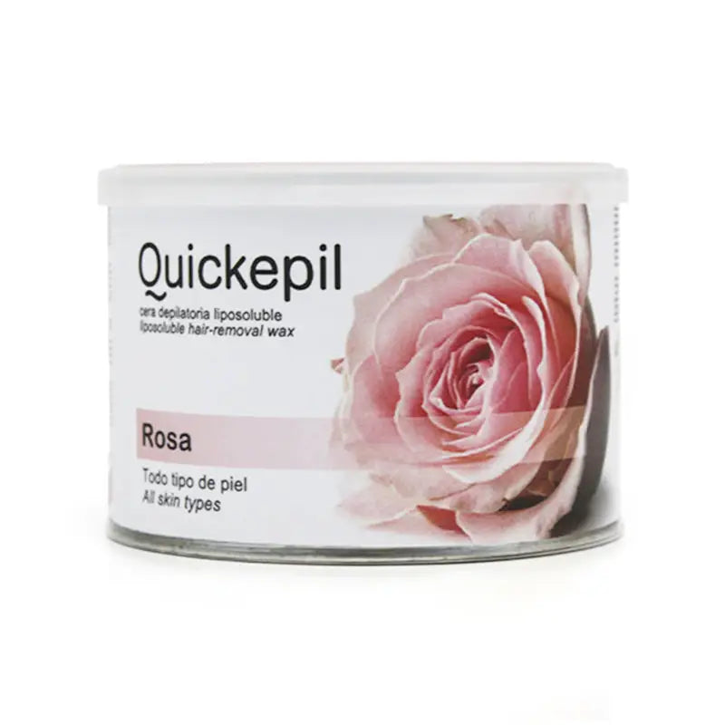 Quickepil rosa Haarentfernung Wachs Dose 400ml für schnelle sanfte Enthaarung
