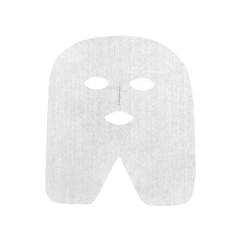 Weiße Gesichtsmasken aus Spunlace für schnelle Hautbehandlung, 50 Stück