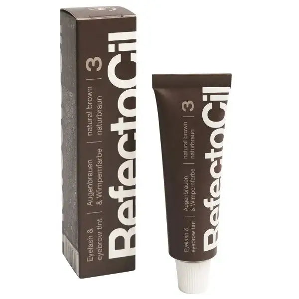 RefectoCil natürliche braune Wimpern- und Augenbrauentönung für kräftiges Aussehen