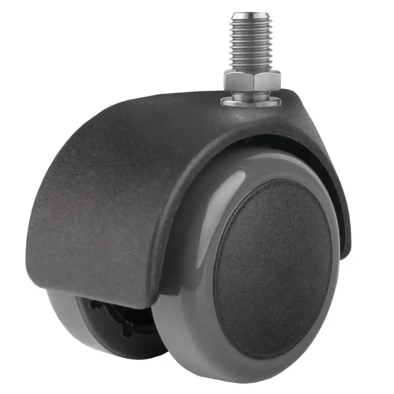 Dual-Rad-Lenkrolle mit Gewindestift für Kosmetikhocker