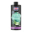 Schwarze Flasche Ronney Professional Aloe Ceramides Shampoo auf weißem Hintergrund