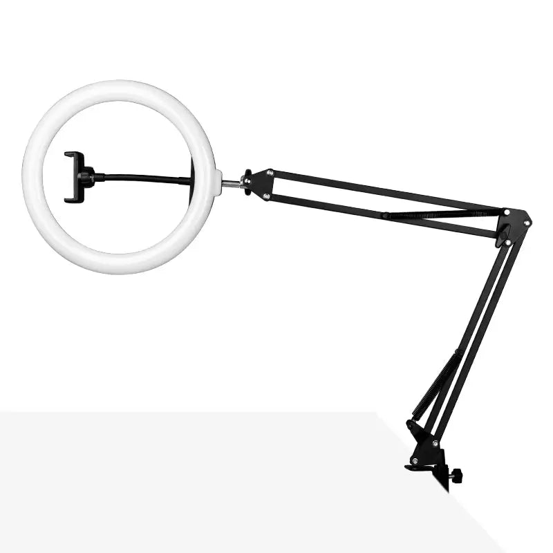 Schreibtischlampe ring light 10’’ 8W LED Schwarz - Schreibtischlampe