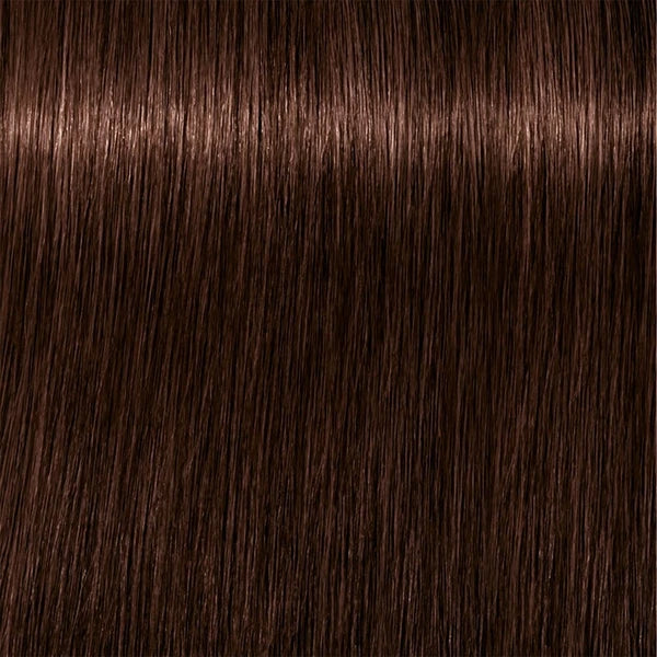 Schwarzkopf IGORA Royal 4-63 Mittelbraun Schoko Matt – Haarfarbmuster
