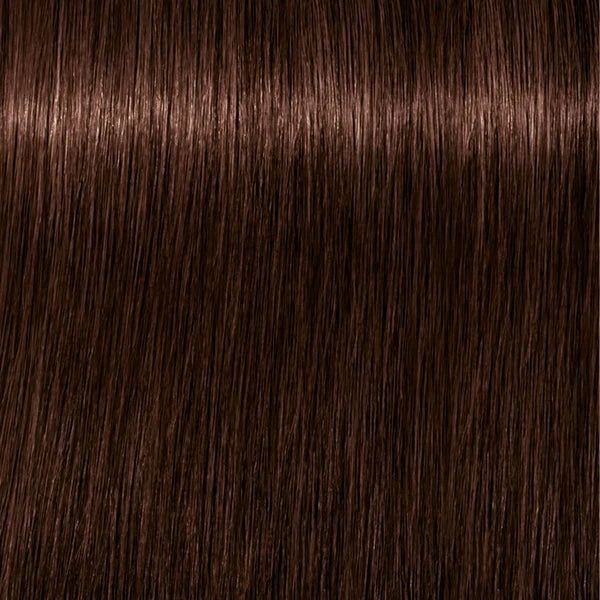 Schwarzkopf IGORA Royal 4-68 Mittelbraun Schoko Rot – Haarfarbmuster
