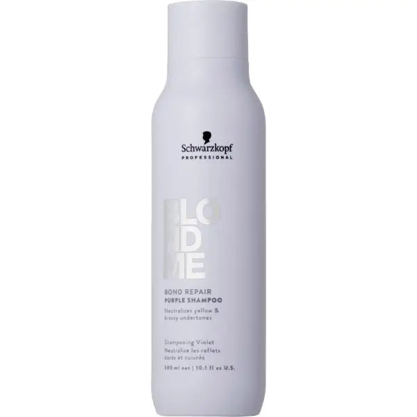 Schwarzkopf Professional BLONDME Bond Repair Purple Shampoo - 300 ml - Anti-Yellow Shampoo