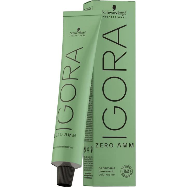 Schwarzkopf Professional Igora Zero Amm 60 ml - 1-0 Schwarz - Haarfarbe