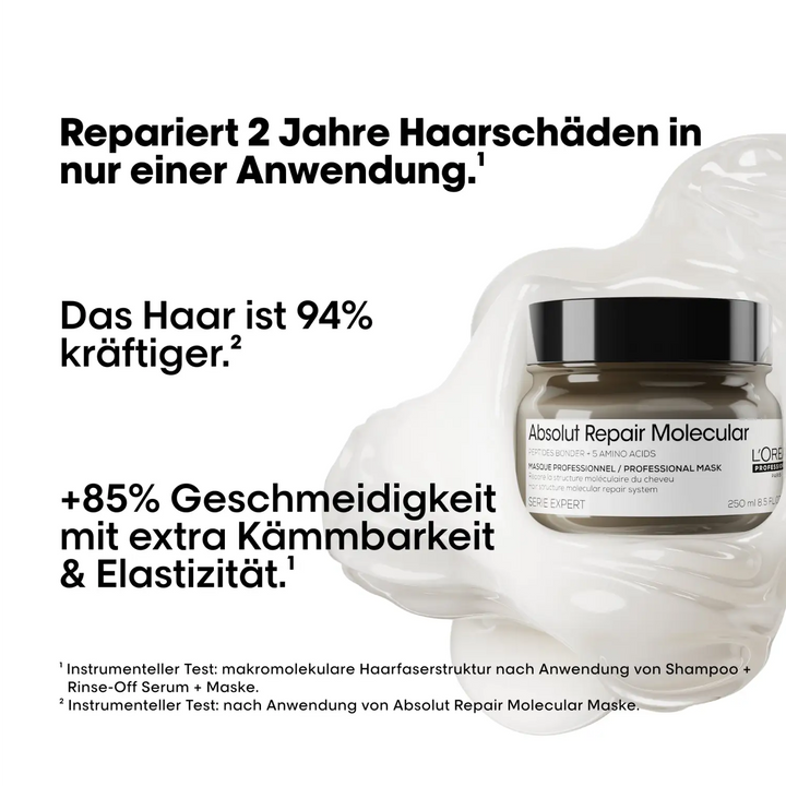 Schwarzkopf Professional Serie Expert Absolut Repair Molecular Maske 250ml - Haarmaske