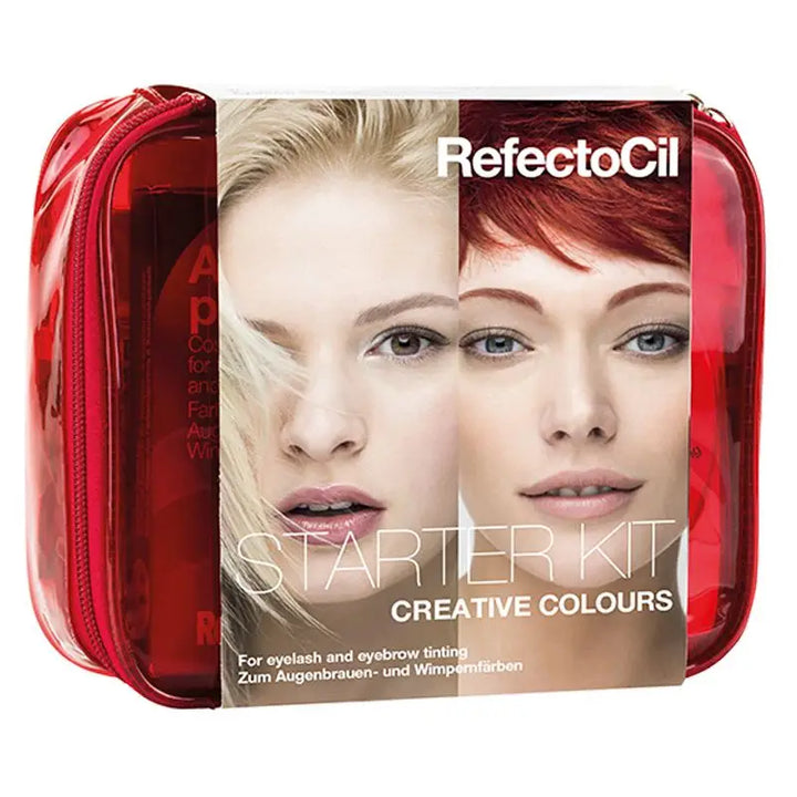 RefectoCil Starter Kit für Wimpern- und Augenbrauenfarbe, inklusive kreativer Farben