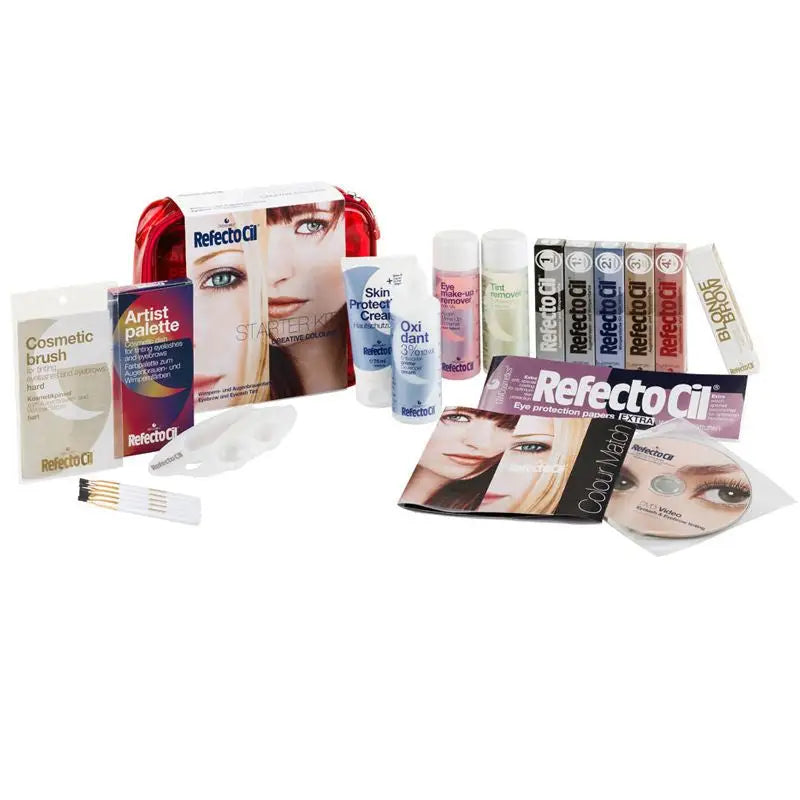 RefectoCil Starter Kit für Wimpern- und Augenbrauenschattierung mit Creativ Colours