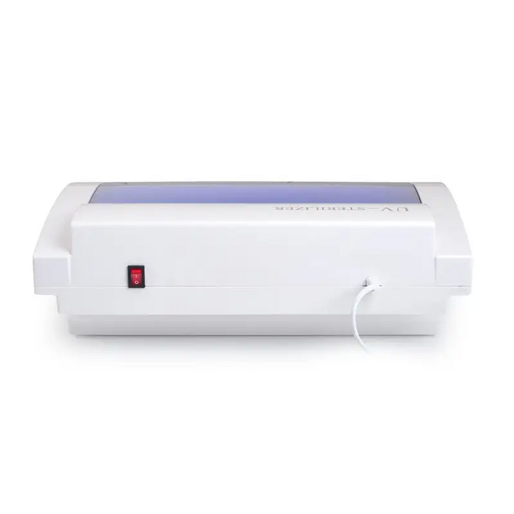 Weißer UV-Sanitizer-Box Sterilisator UV-C Blue für keimfreie Oberflächen