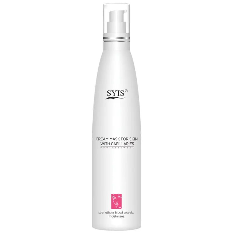 Weiße Flasche mit Crememaske Syis Crememaske für gefäßteint 200ml